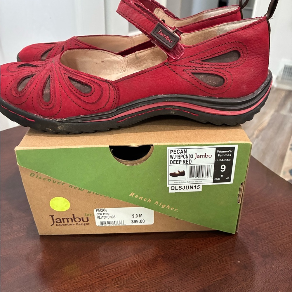 Jambu Women's Scarlet Mary Jane Flats - Picture 3 of 8